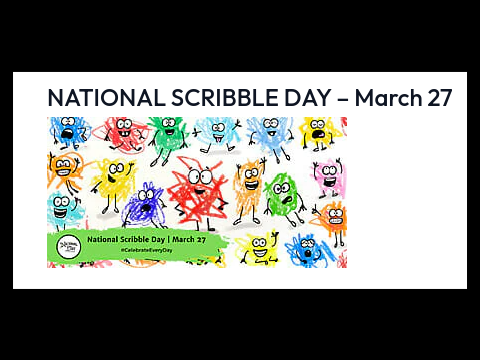 happy scribble day everyone
