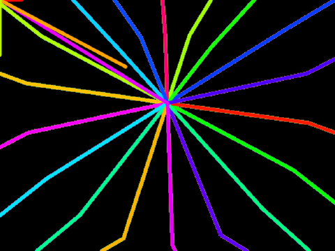 Rainbow swirl