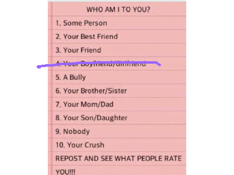 What am I to u?