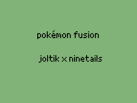 pokémon fusion - joltik x ninetails