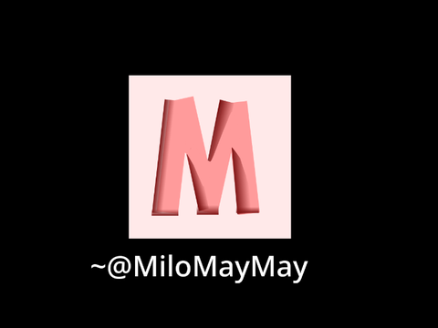 Logo for @MiloMayMay 