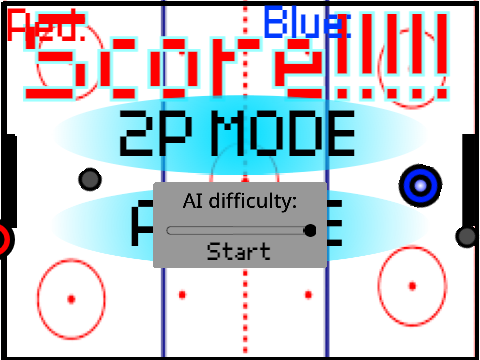 Air hockey