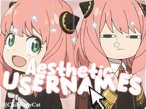 Aesthetic usernames ☂️