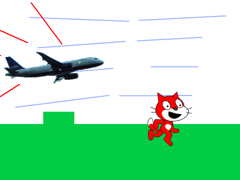 Add Yourself Running From A Crashing Plane