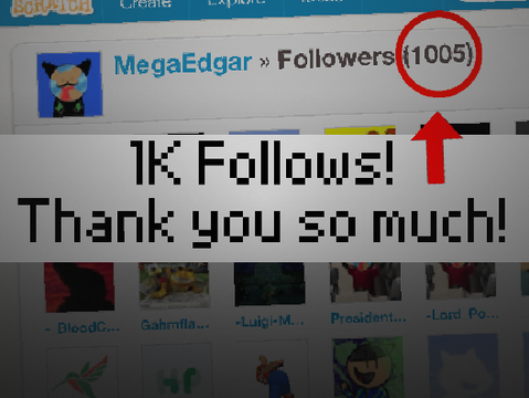 1K Follows celebration project! 