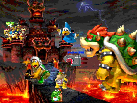 Add a Bowser's minion to the castle[1][1]