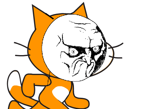 add your own face on a scratch cat :) remix