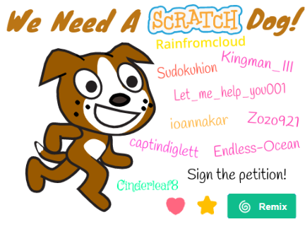 Petition to add a Scratch Dog! 