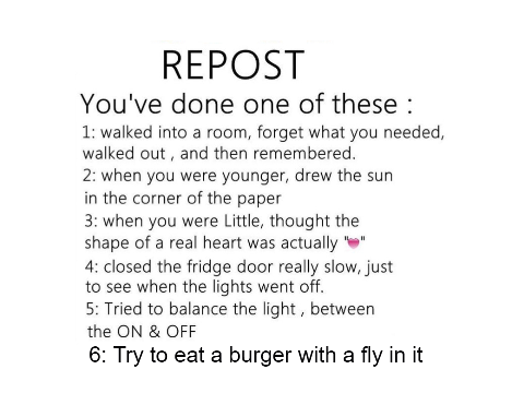 Repost If You’ve Done One Of These remix remix