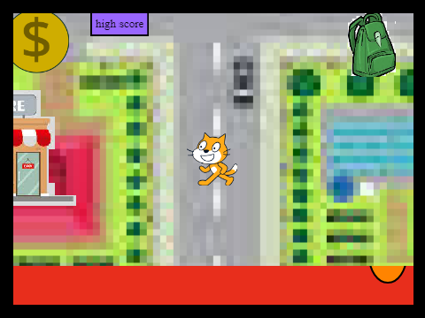 scrolling game of money