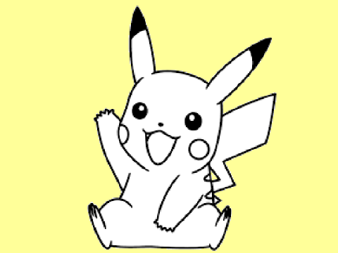 Pikachu coloring contest!