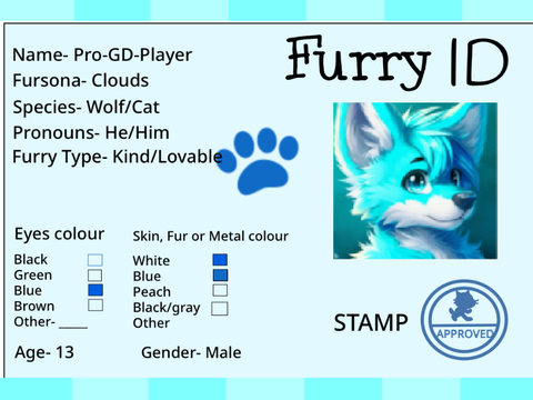 My Official Furry ID