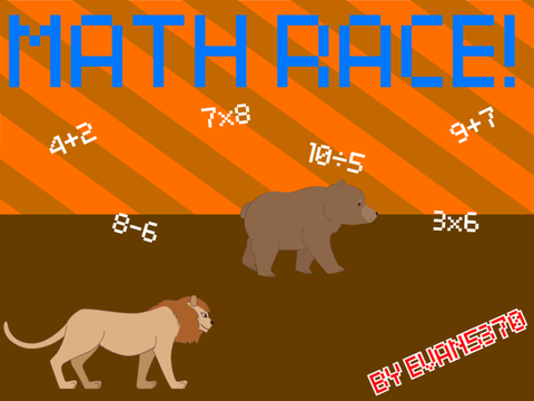 Math Race! (Coding Class)