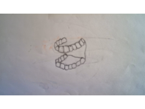 teeth i drew