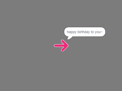 spinning arrow sprite wishes you a happy birthday