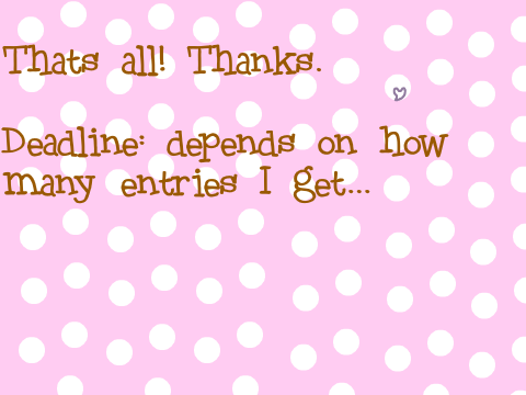~!BIRTHDAY CONTEST!~  D.T.P.