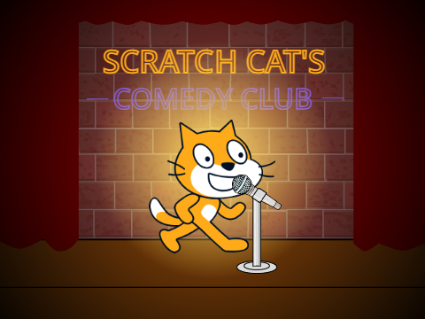 Free standup comedy backdrop (with jokes) 