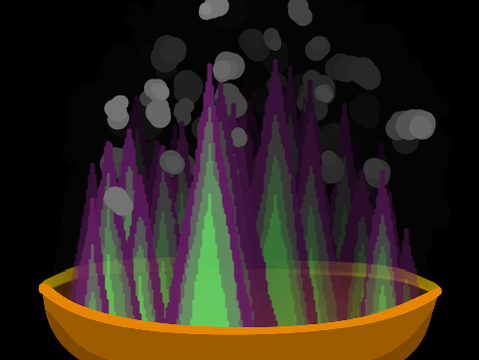 A  Bowl of Pen Fire Color Slider Edition
