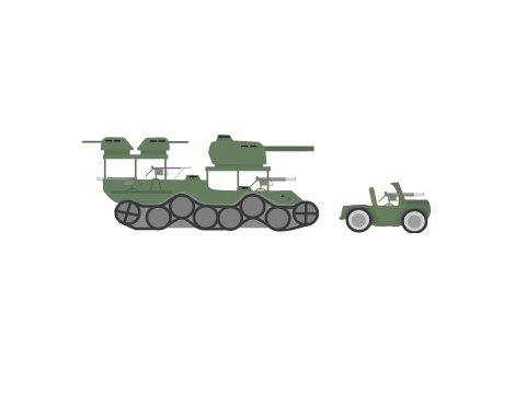 big tonk & tiny car