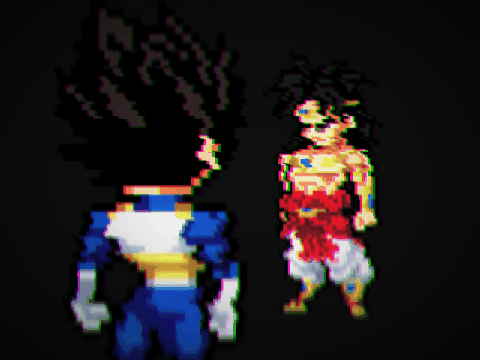 Broly VS Vegeta! (Round 1)