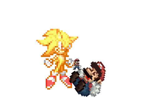 The True Sonic Vs mario