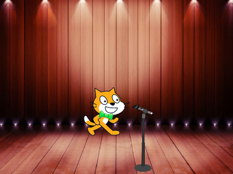 Comedy scratch cat