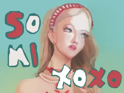 XOXO . jeon somi art !?