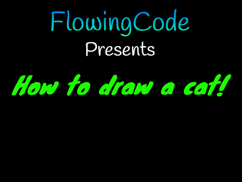 How to draw a cat speed draw