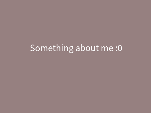 ✦ || something about me ˎ˗ remix