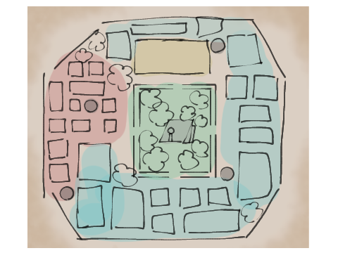 ARENA MAP AND SECTIONS