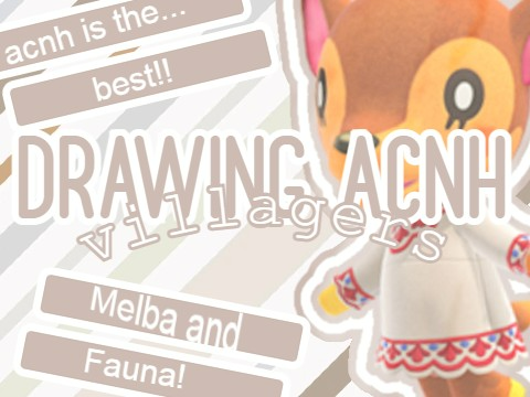 Drawing ACNH Villagers