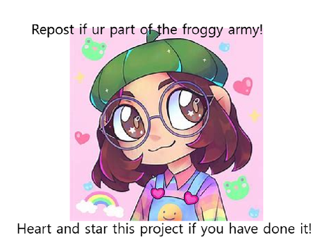 Repost if you're part of the froggy army! remix