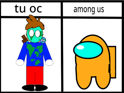 pon tu oc y te lo hago among us  abierto remix