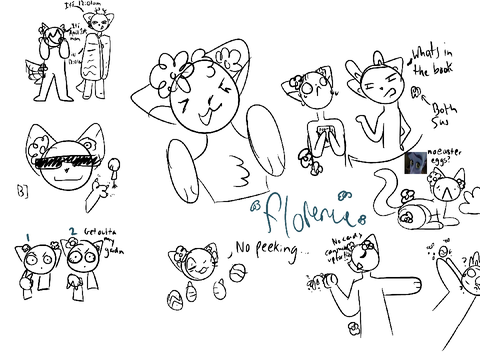 Quick DTAE sketch for Spring!