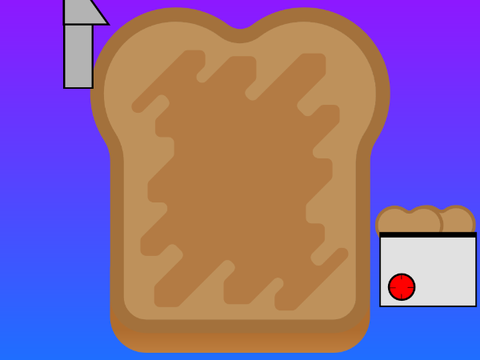Toast with music and fork