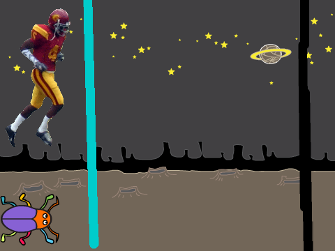 the race on the moon