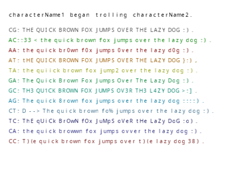 homestuck pesterlog engine