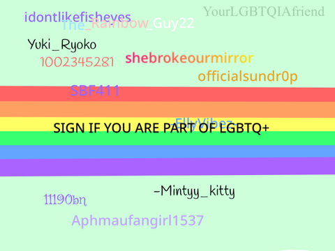 Sign if you are part of LGBTQ+ remix x4 remix remix remix remix remix remix remix