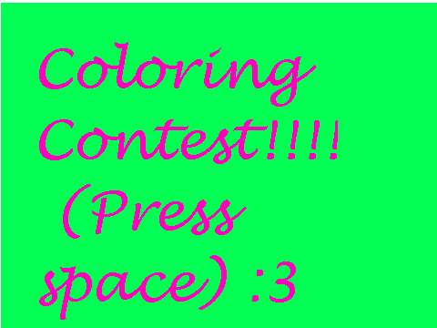 Coloring contest