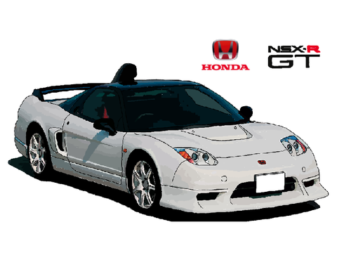 車のイラスト54〜ホンダ NSX-R GT〜