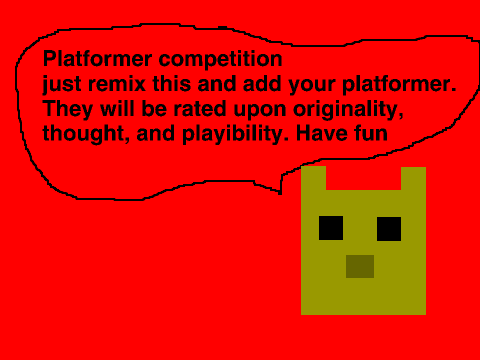 Platformer competition