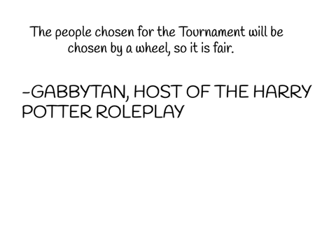 Triwizard Tournament Details
