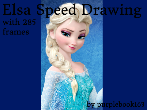 Elsa Speed Drawing | 285 Frames