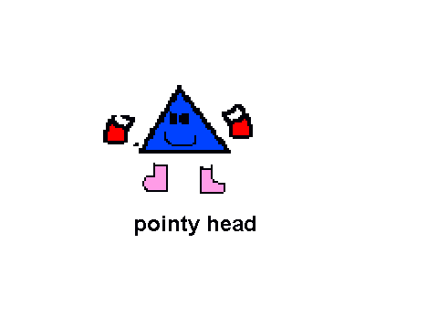 pointy head