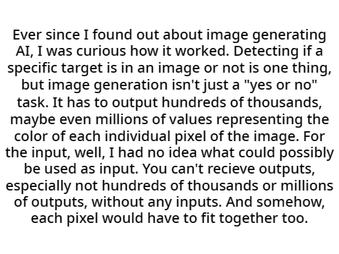Theoretical Explanation of Image Generation AI