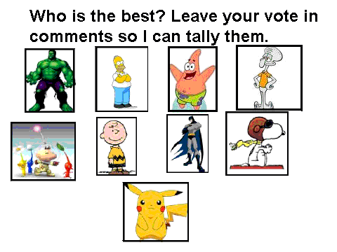 Character Poll 5