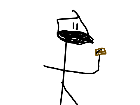 me eating bacon
