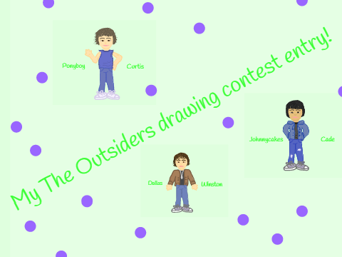 The Outsiders drawing contest entry!!!