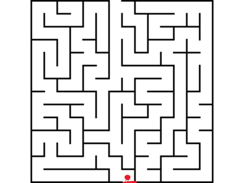 Spooky Maze game