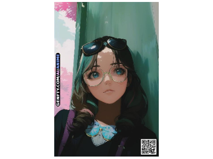I animafied myself~ (And no the only glasses I wear are sunglasses))